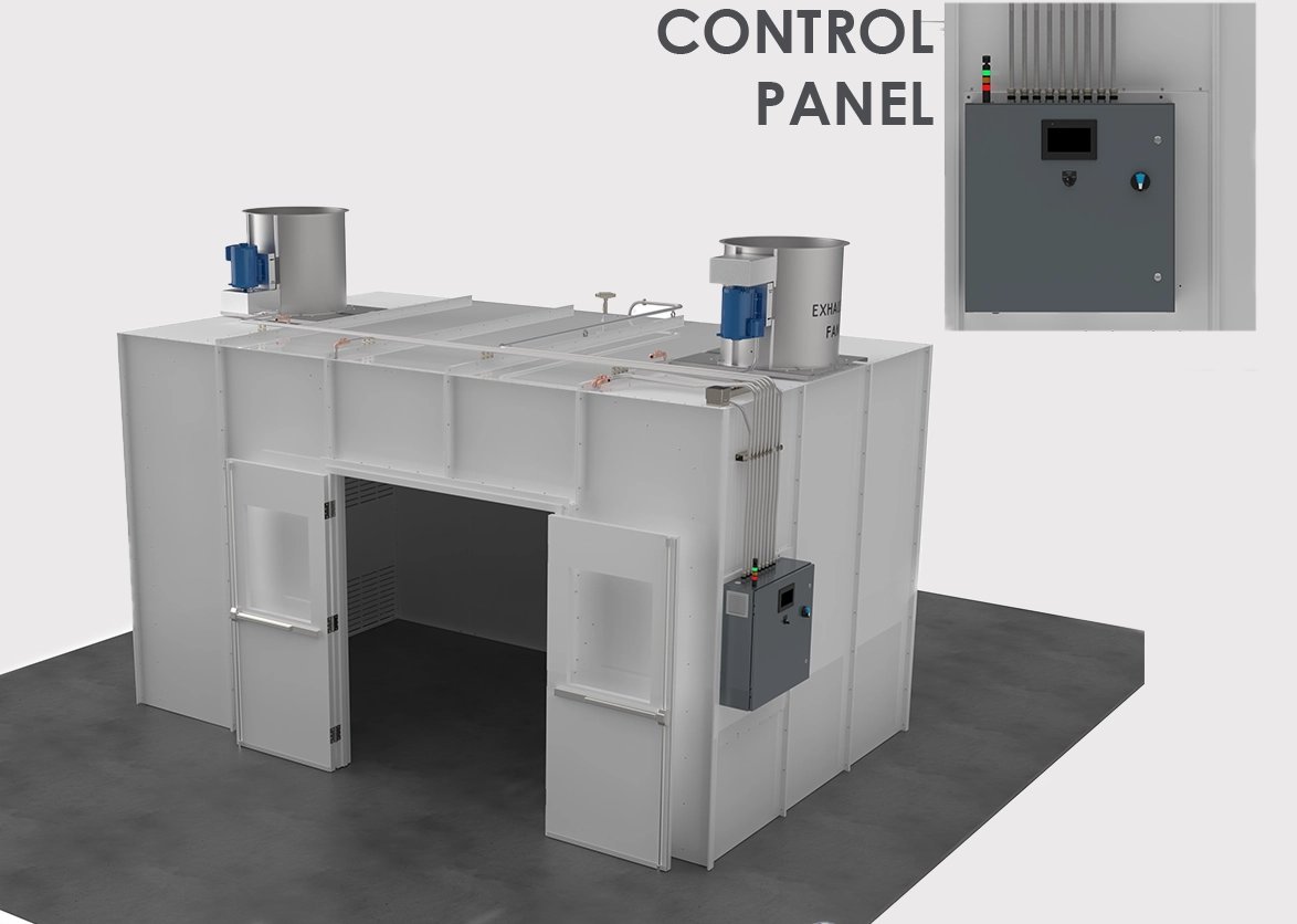 C1D1 Booth Render with Control Panel